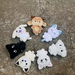 Wholesale Idol Cartoon HEESEUNG JAY JAKE SUNGHOON SUNOO JUNGWON Doll Keyring Plush Keychain