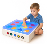 Table lumineuse sensorielle LED interactive tactile panneau de changement de couleur réactif pour la thérapie de l'autisme
