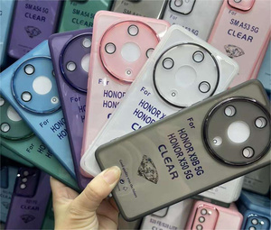 Trong Suốt Rõ Ràng Chính Xác Lỗ Ống Kính Phim Bảo Vệ Điện Thoại Di Động Trường Hợp Đối Với Samsung A07/A17/M16/M20/M55S/S25/S25 Siêu/A36 Khói Bìa - Product Image 5