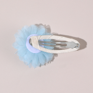 CN 2 Piezas Mini Horquillas Florales <span class=keywords><strong>con</strong></span> Resorte, Flores Artificiales en Tonos Pastel, Pinzas para el Cabello <span class=keywords><strong>con</strong></span> Broche, Accesorios para Niñas y Bodas - Product Image 4