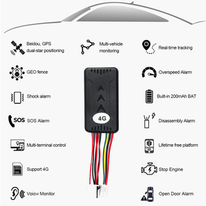 Pelacak <span class=keywords><strong>GPS</strong></span> Mobil 4G Real Time dengan Monitor Suara, <span class=keywords><strong>Alarm</strong></span> SOS, Pemutus Mesin GT06, Perangkat Pelacakan, Aplikasi Platform Gratis Seumur Hidup - Product Image 2