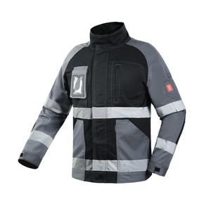 Vêtements de travail pour hommes à haute visibilité en extérieur, ruban réfléchissant argenté <span class=keywords><strong>FR</strong></span>, imperméable, ignifuge, genouillères à double couche, sécurité - Product Image 3