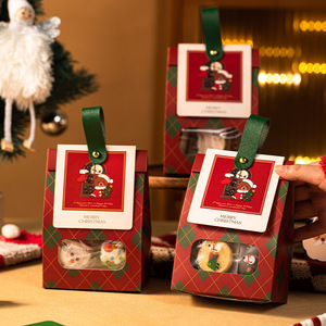 Scatole di Carta Personalizzate all'Ingrosso per Imballaggio <span class=keywords><strong>da</strong></span> Asporto di Pasticceria, Torte a Strati, Mousse e Dolci a Fiocco di Neve - Product Image 1