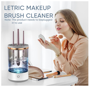 Lavatrice Elettrica USB Automatica per Pennelli Cosmetici in Plastica, Pratico Pulitore Elettrico USB per Pennelli da Trucco - Product Image 5