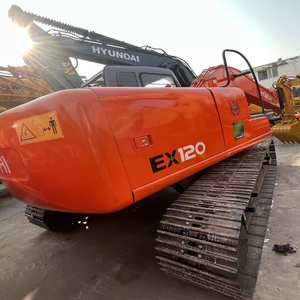 รถขุดไฮดรอลิกฮิตาชิ EX120 มือสอง ขนาด 12 ตัน แบบตีนตะขาบ สำหรับงานก่อสร้าง - Product Image 2