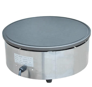 Goodloog 2200W Machine électrique de fabrication de crêpes en fonte Machine <span class=keywords><strong>à</strong></span> crêpes en acier inoxydable Équipement de cuisine 220V utilisé pour la vente - Product Image 2