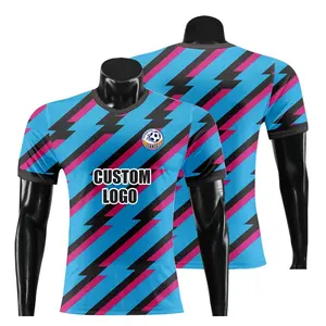 Sublimation Personnalisez Votre Propre Conception Vêtements de Sport Maillot de Football Équipe de Football Club Uniformes Polyester Kits de Football Pour Hommes WO-X1301