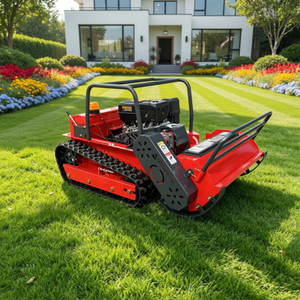 Cortadora de Césped <span class=keywords><strong>a</strong></span> Control Remoto con Orugas, para Uso Industrial, Comercial, en Jardines, Granjas, Huertos y Exteriores - Product Image 1