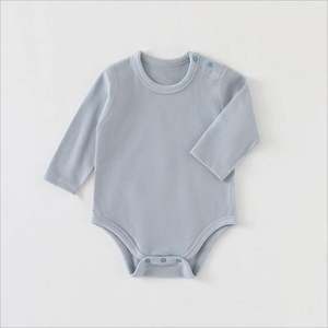 Mameluco de Bebé Otoño 2025, Mono de Color Sólido con Diseño de Oso, Ropa de Algodón para Recién Nacidos, Primavera, Traje de una Pieza para Niños y Niñas, 0-18 Meses - Product Image 1