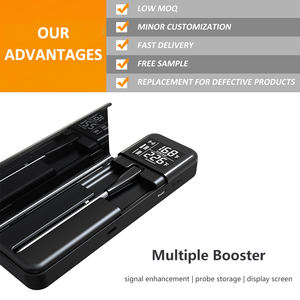 Thermomètre à viande intelligent sans fil longue portée J&R, thermomètre alimentaire Bluetooth pour barbecue, pour four - Product Image 4