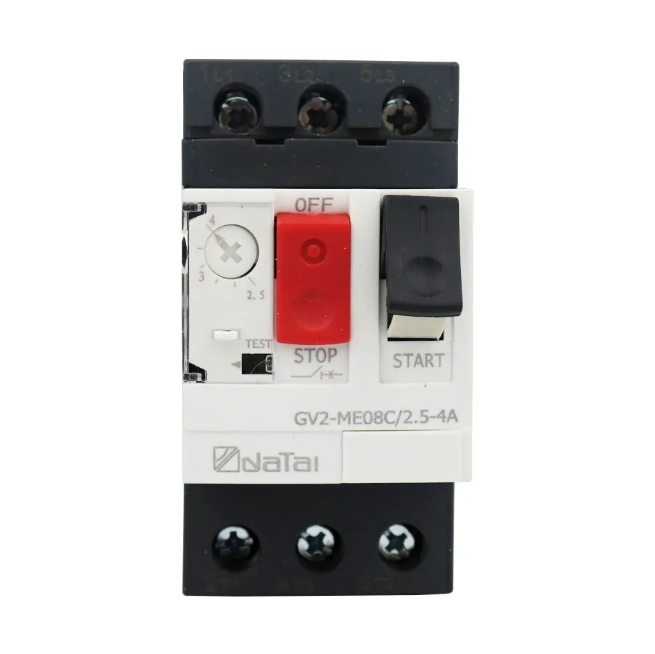 Motor Starter GV2ME Series Motor Protector Circuit Breaker Push Button 3P Thermal Magnetic Type Motor Breaker MPCB