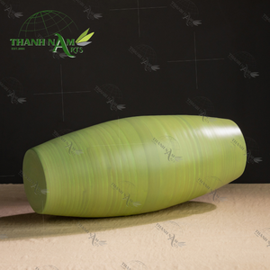 Jarrón de bambú hilado personalizado OEM, jarrón de madera para arreglos florales decorativos hechos a mano ligeros y ecológicos - Product Image 1