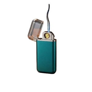 Netherlands in Stock Wholesale Custom Slim Metal USB <b>Lighter</b> Electronic Rechargeable <b>Windproof</b> <b>Lighter</b> 20K 30K 50K Series - Product Image 6
