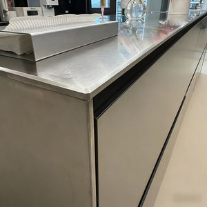 Mesa de Trabajo de Acero Inoxidable Duradera de Estilo Americano para Cocina Comercial Personalizada, Conjunto de Barra de Servicio Moderna para Fiestas - Product Image 1