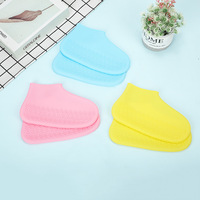 Protège-chaussures unisexes imperméables réutilisables en silicone pour chevilles et bottes, couvre-chaussures portables anti-pluie toutes saisons