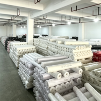 Tissu en microfibre 100% polyester, teint et brossé, de haute qualité, largeur extra-large, personnalisé en usine, pour draps, oreillers et matelas