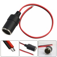 Encendedor de cigarrillos de coche de 12 V/24 V CC, adaptador de enchufe hembra, adaptador de Cable de encendedor de cigarrillos hembra