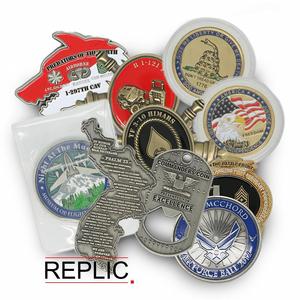 Monedas de Desafío Personalizadas, Redondas, con Grabado en Relieve, Esmaltadas y Niqueladas - Moneda Conmemorativa de Recuerdo, Reproducción Personalizada - Product Image 1