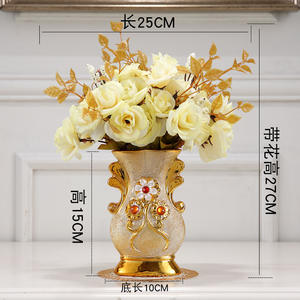 Jarrón de cerámica de lujo para boda-Centro de mesa de porcelana europeo - Product Image 3