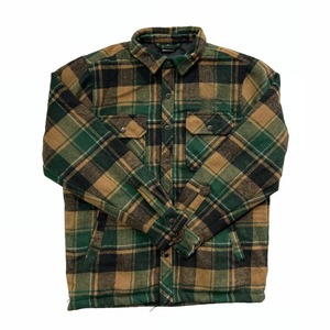 Người đàn ông của giản dị <span class=keywords><strong>flannel</strong></span> bông lót Áo khoác nút-kẻ sọc kiểm tra quá khổ túi phía trước Trọng lượng nhẹ ấm polyester bông mùa đông - Product Image 2