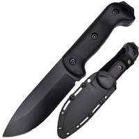Couteau de survie tactique D2 en acier BK-2 allemand 1.1905 lame fixe avec gaine ABS pour la chasse dans la jungle et le bushcraft OEM personnalisable