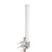 Antenne extérieure en fibre de verre omnidirectionnelle 4*4 MIMO 5G NR Antenne cellulaire à double polarité Sub-6 GHz