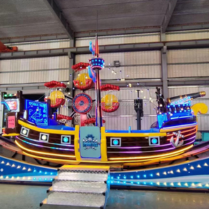 Công viên giải trí lễ hội công bằng tàu cướp biển đi xe lễ hội ngoài trời mini đi xe kéo gắn tàu cướp biển - Product Image 3