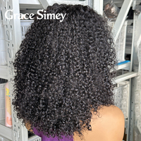 Perruques Frontales en Dentelle Naturelles en Cheveux Humains Bruts Vietnamiens sans Colle, Alignement des Cuticules, pour Femmes Noires