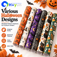 Papier cadeau le plus populaire pour Halloween et Pâques, en gros, avec couleur et logo personnalisés, écologique