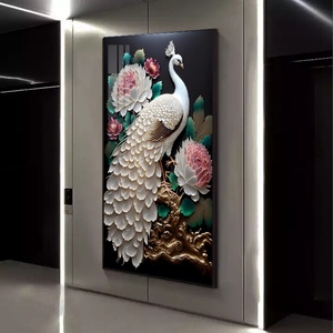 Decoración del Hogar, Arte de Pared de Porcelana de Cristal, Personalización LED - Product Image 2