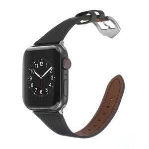 Leather strap For Apple watch band 44mm 40mm 42mm 38mm 44 mm Smartwatch Accessories wristband bracelet Watch 3 4 5 SE 6 7