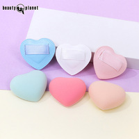Beauté planète doux maquillage bouffée éponge visage correcteur cosmétique beauté fond de teint maquillage éponge fond de teint bouffée personnalisé