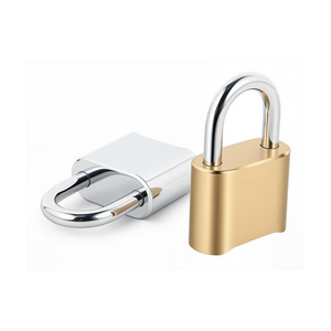 <span class=keywords><strong>Candado</strong></span> Mecánico de Combinación de 4 Dígitos, Color Dorado y Plateado, Resistente al Agua, <span class=keywords><strong>Candado</strong></span> sin Llave de Alta Resistencia - Product Image 2