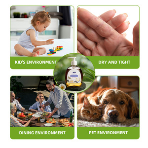 Kit de jabón de manos líquido de pH <span class=keywords><strong>neutro</strong></span> para lavado de manos antibacteriano de grado médico con cápsulas de repuesto 150ml 400ml 500ml para vías respiratorias - Product Image 3