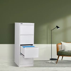 Armoire de rangement en métal à 2-4 tiroirs de qualité commerciale piédestal vertical grand classeur de bureau à domicile pour la salle de sport à domicile - Product Image 3