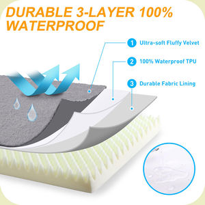 Hochwertige abnehmbare Abdeckung Unzerstörbares kau festes ortho pä disches Hunde bett für große Hunde - Product Image 3