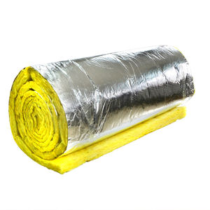 Rouleaux <span class=keywords><strong>de</strong></span> <span class=keywords><strong>laine</strong></span> <span class=keywords><strong>de</strong></span> <span class=keywords><strong>verre</strong></span> isolés en usine avec <span class=keywords><strong>panneau</strong></span> <span class=keywords><strong>de</strong></span> toit en papier d'aluminium pour isolation thermique - Product Image 4