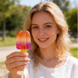 Needoh Nice-sicle Juguetes Sensoriales de Rebote Lento, con Forma de Paleta de Azúcar de Malta, Blandos para Aliviar el Estrés, para el Tiempo Libre en la Oficina y la Relajación Escolar - Product Image 3