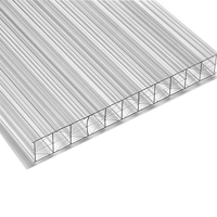 Plaques de polycarbonate à double/triple paroi, 10 mm, 12 mm, plaque de polycarbonate à double paroi, plaque de polycarbonate multicouche, plaque creuse