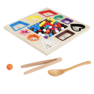 Juguetes Educativos de Geometría Creativa Personalizables, Bloques de Construcción de Madera de Colores Universales, Juegos de Rompecabezas para Niños - Product Image 6
