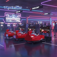 Simulador de Carreras RenixSim F1 Max de Pantalla Triple con Sistema de Competición Multijugador para Centros de Esports y FEC