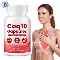 Capsules de CoQ10 300mg Marque Blanche – Complément Herbal Oméga-3 pour la Santé Cardiaque et le Soutien Immunitaire des Adultes – Coenzyme Q10
