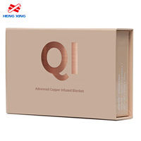 Caja de Regalo Magnética Rígida con Logotipo Personalizado en Estampado en Caliente, Cartón de Papel Reciclable para Empaque de Ropa, Calcetines, Muselina de Bebé de Lujo