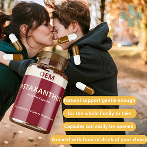 Cápsulas de Astaxantina para el Cuidado de la Piel OEM, Suplementos Dietéticos Blanqueadores, Cápsulas de Astaxantina - Product Image 3