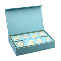 Boîte d'emballage cadeau de luxe en carton pour gâteaux de lune avec logo personnalisé
