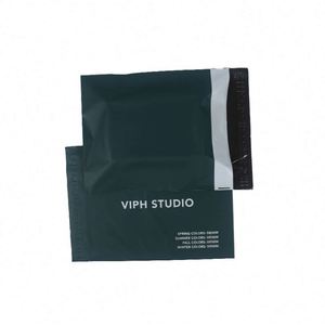 Sacs d'expédition en polyéthylène biodégradable personnalisés avec logo, enveloppes imprimées pour vêtements - Product Image 3