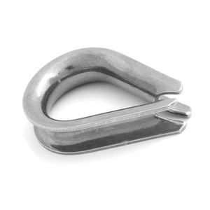 Dedal de cable de tipo abierto de acero inoxidable y acero galvanizado personalizado - Product Image 2