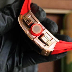 Relojes de Lujo para Hombre, Estilo 011 <span class=keywords><strong>Felipe</strong></span> Massa, Caja de Oro Rosa de 18K, Cronógrafo Flyback, Reloj Mecánico Automático, Reloj Deportivo de Pulsera - Product Image 2