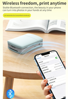 Printer Inkjet Portabel FI202 2 Inci 600DPI, & Printer Mini Saku dengan Koneksi USB untuk Bisnis Rumahan