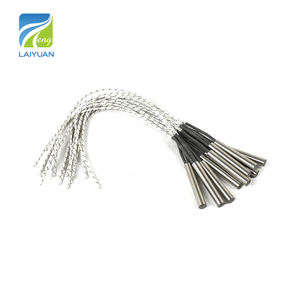 Laiyuan高密度380V 100W 10 * 65mm電気ヒーターカートリッジヒーターロッド、圧着リード付き - Product Image 1
